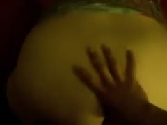 My boyfrend's aunt puts a cock down her throat and in her gums.